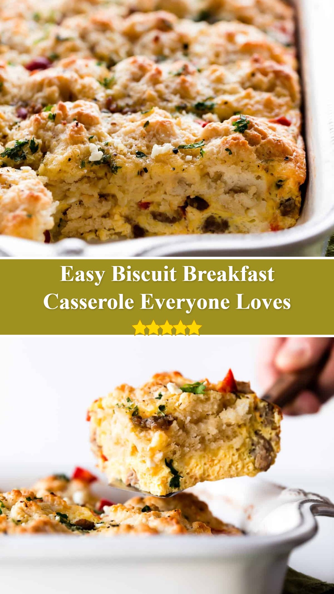 Biscuit Breakfast Casserole