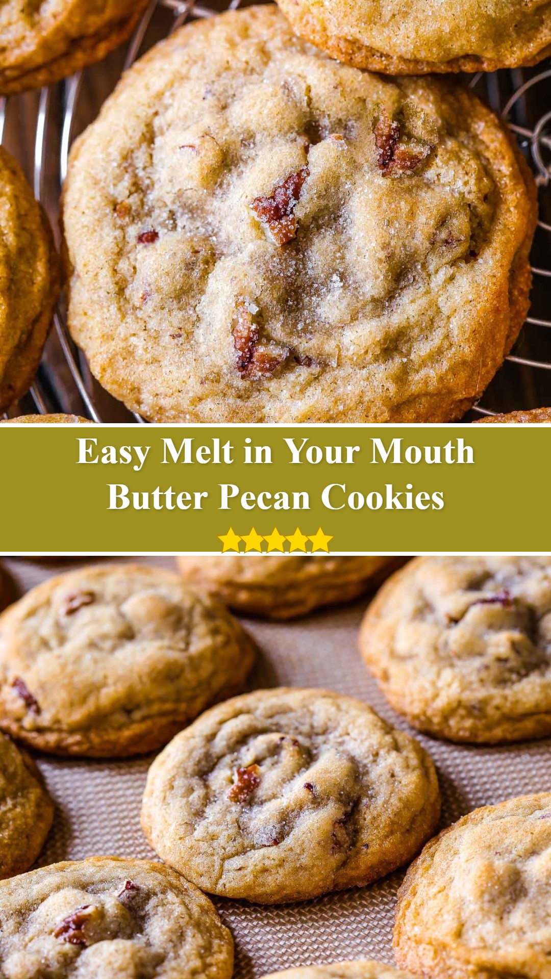 Butter Pecan Cookies