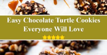 Chocolate Turtle Cookies