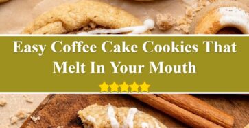 Coffee Cake Cookies
