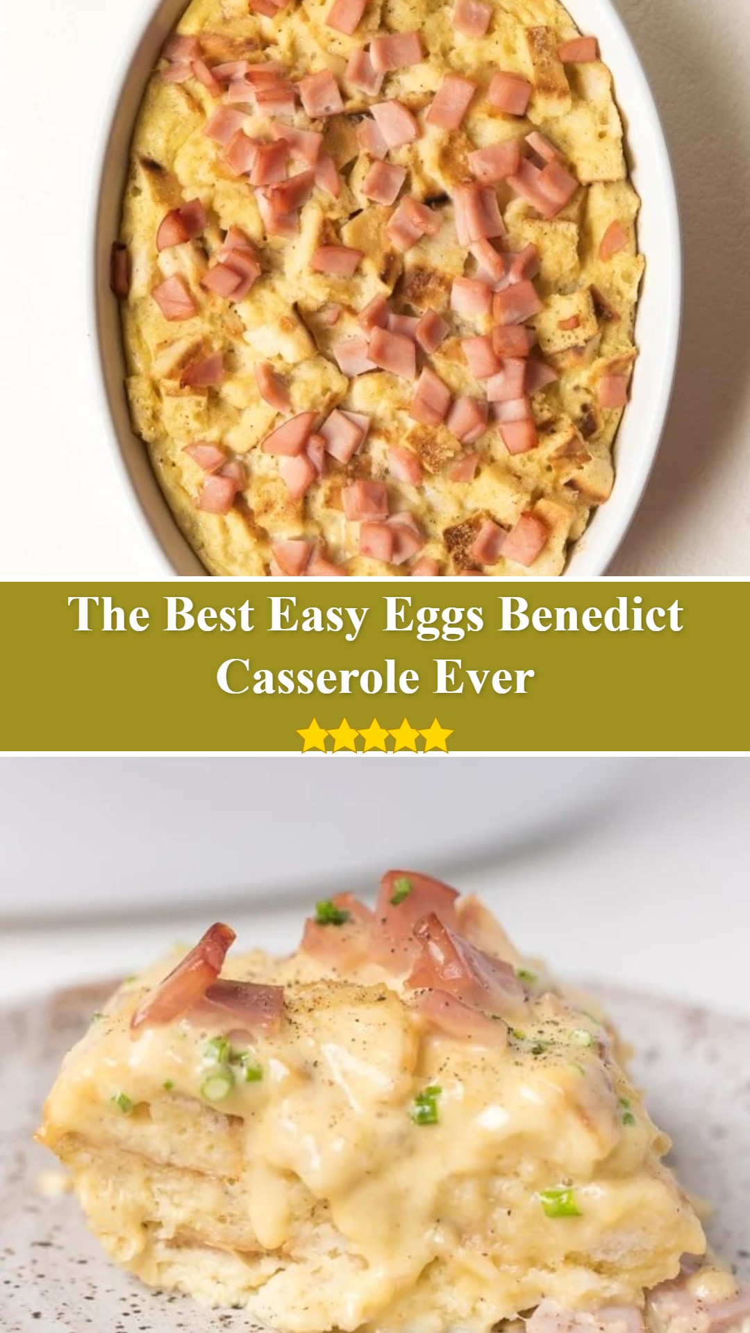 Easy Eggs Benedict Casserole