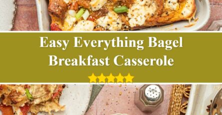 Everything Bagel Breakfast Casserole