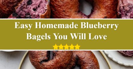 Homemade Blueberry Bagels