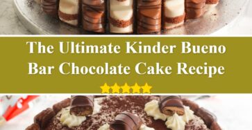 Kinder Bueno Bar Chocolate Cake Recipe