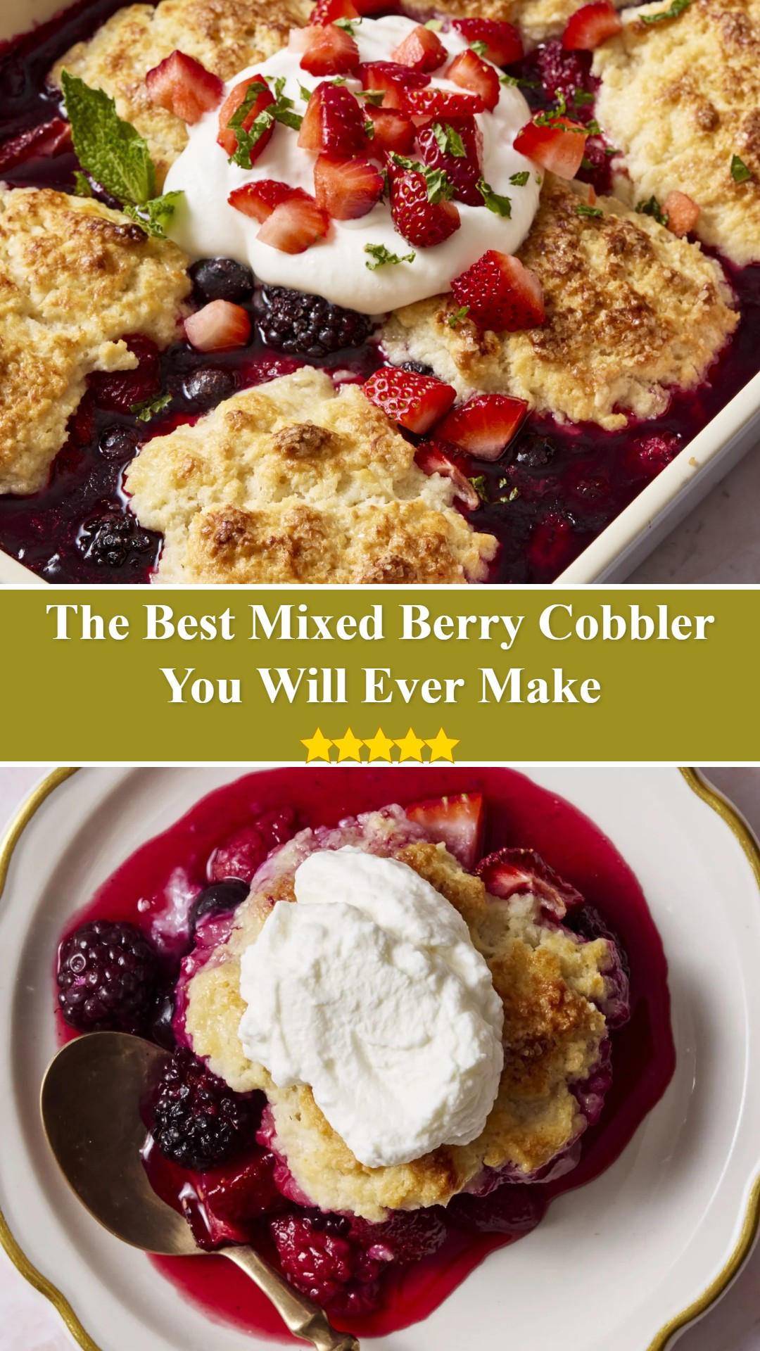 Mixed Berry Cobbler