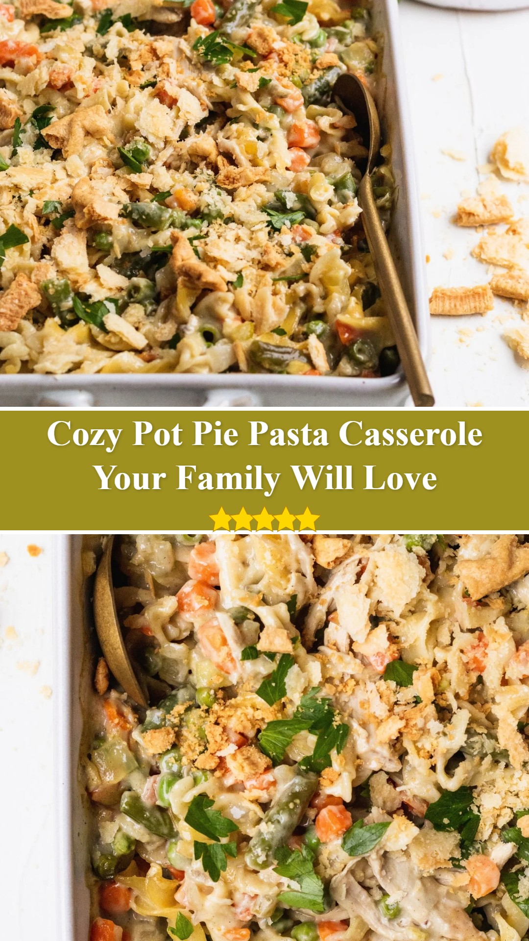 Pot Pie Pasta Casserole