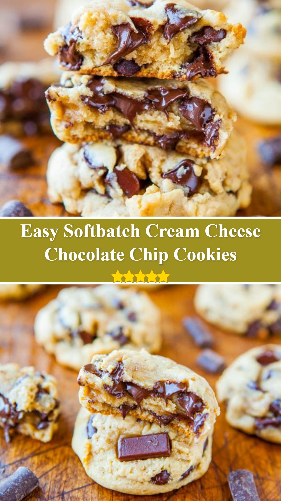 Softbatch Cream Cheese Chocolate Chip Cookies