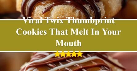 Twix Thumbprint Cookies